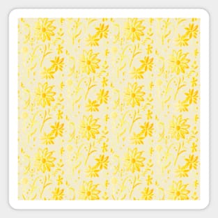 Autumn Floral Pattern Magnet